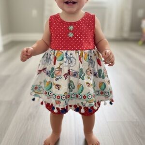 Baby Girl Wild Flowers Daydream Believers Dress Size 18m